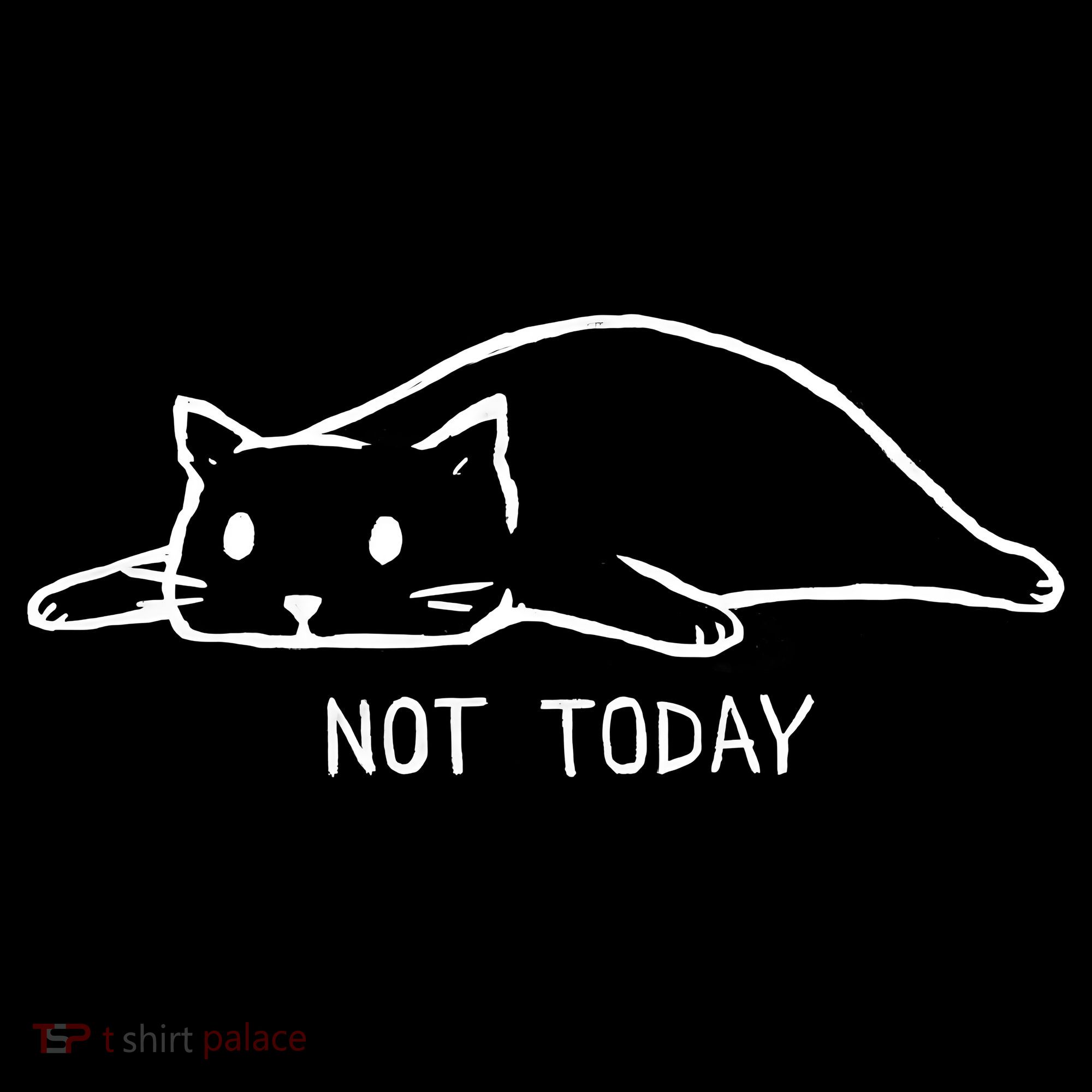 Not Today Crazy Cat Cute Cat For Lover Animal Tee Apron