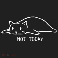 Not Today Crazy Cat Cute Cat For Lover Animal Tee Hat thumb 2