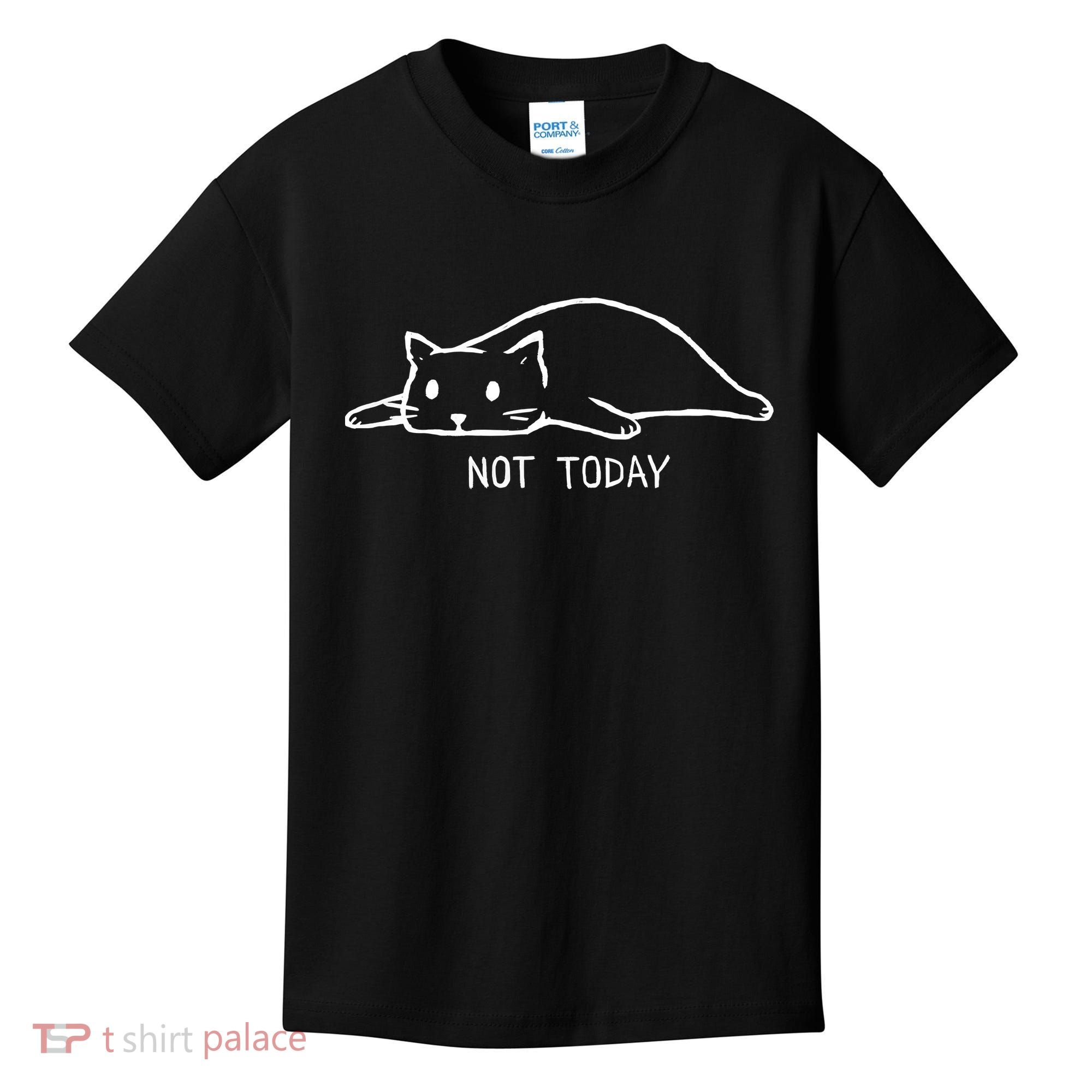 Not Today Crazy Cat Cute Cat For Lover Animal Tee Kids T-Shirt