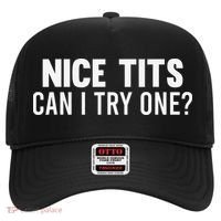 Nice Tits Can I Try One Funny Humor Dirty Jokes Hat thumb 0