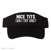 Nice Tits Can I Try One Funny Humor Dirty Jokes Visor thumb 0