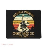 Nashville Tennessee Country Music City Boots Hat Guitar Mousepad thumb 0