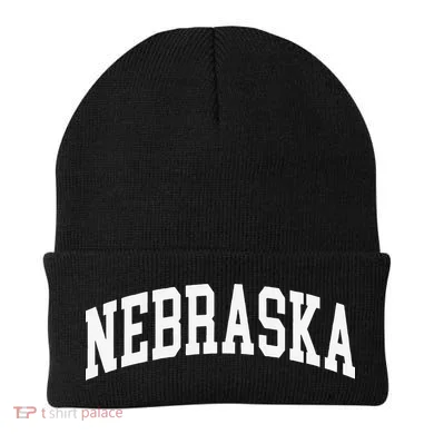 Nebraska Throwback Design Classic Beanie