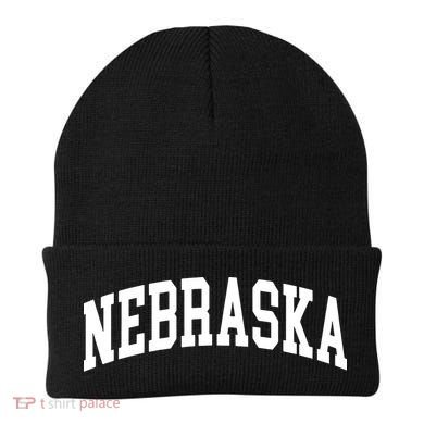 Nebraska Throwback Design Classic Beanie