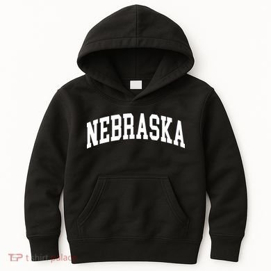 Nebraska Throwback Design Classic Kids Hoodie