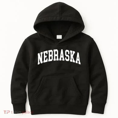 Nebraska Throwback Design Classic Kids Hoodie