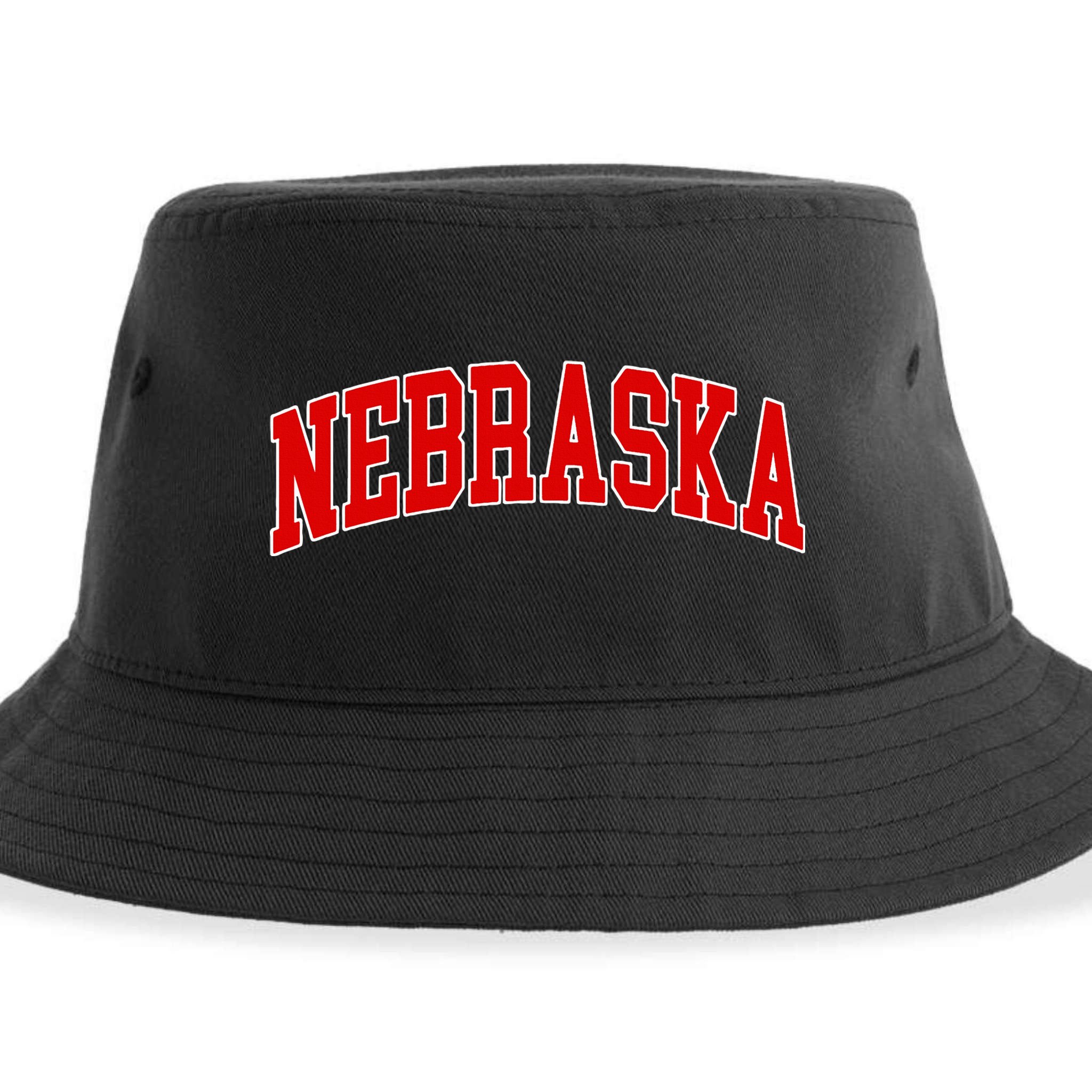 Nebraska Throwback Design Classic Sustainable Bucket Hat
