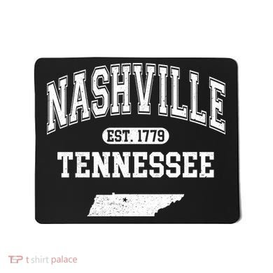 Nashville Tennessee Est 1779 Varsity Mousepad