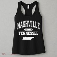 Nashville Tennessee Est 1779 Varsity Women's Tank Top thumb 3