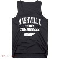 Nashville Tennessee Est 1779 Varsity Tank Top thumb 0