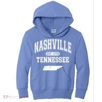 Nashville Tennessee Est 1779 Varsity Kids Hoodie thumb 0