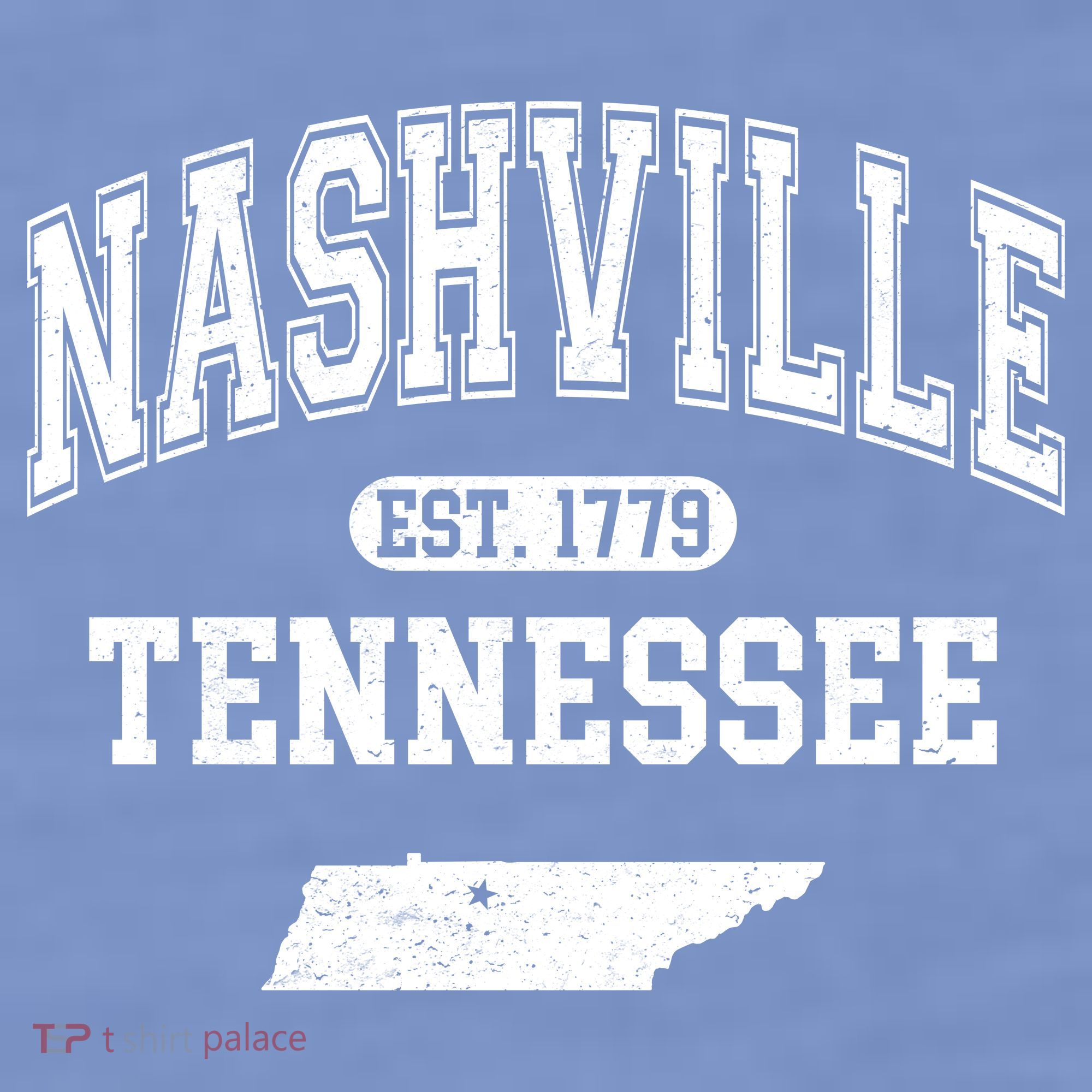 Nashville Tennessee Est 1779 Varsity Kids Hoodie