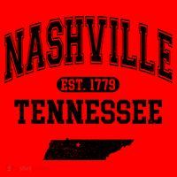 Nashville Tennessee Est 1779 Varsity Santa Hat thumb 1