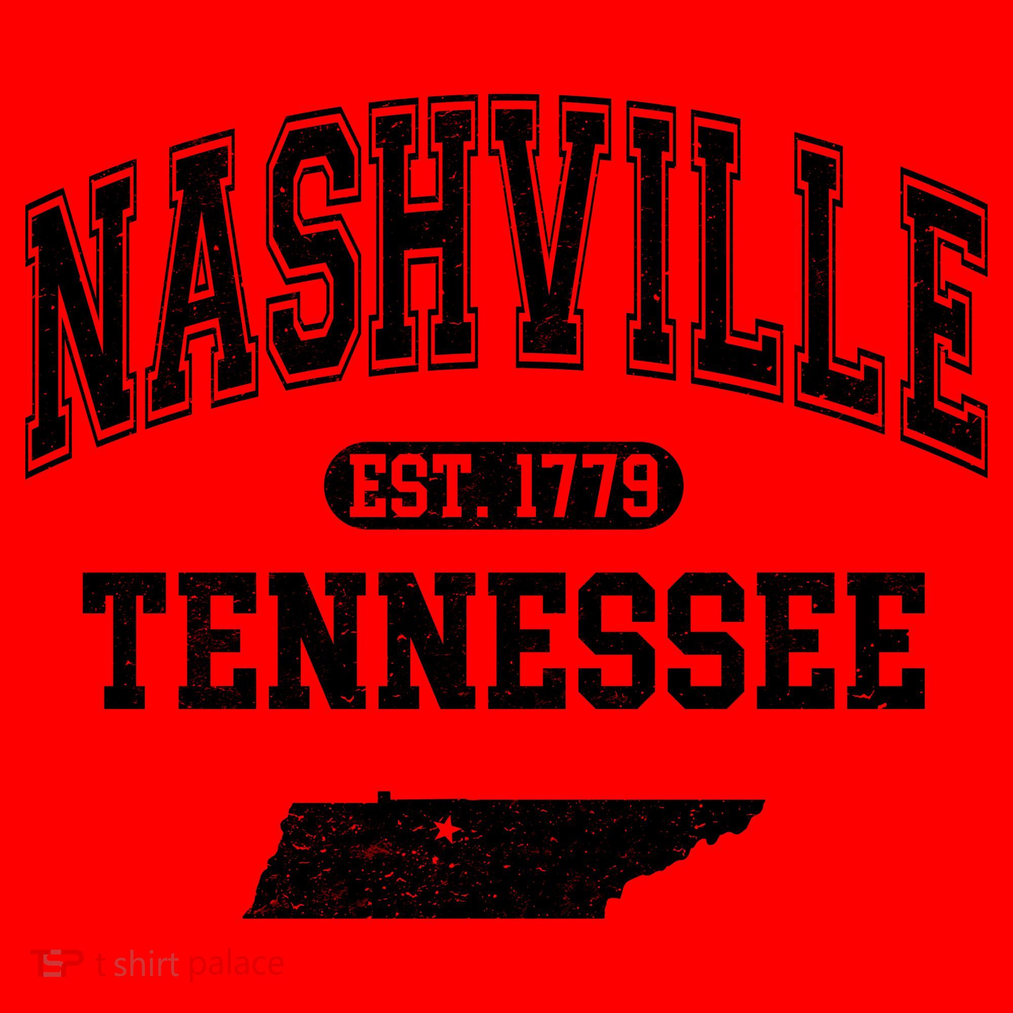 Nashville Tennessee Est 1779 Varsity Santa Hat