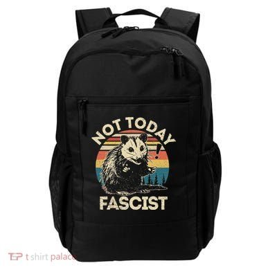 Not Today Fascist Opossum Social Possum Backpack