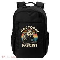 Not Today Fascist Opossum Social Possum Backpack thumb 0