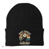 Not Today Fascist Opossum Social Possum Beanie thumb 0