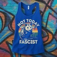 Not Today Fascist Opossum Social Possum Women's Tank Top thumb 3