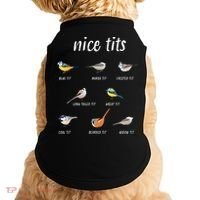 Nice Tits Funny Bird Watching Gift Dad Doggie Tank thumb 0