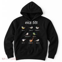 Nice Tits Funny Bird Watching Gift Dad Hoodie thumb 0