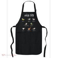 Nice Tits Funny Bird Watching Gift Dad Apron thumb 0