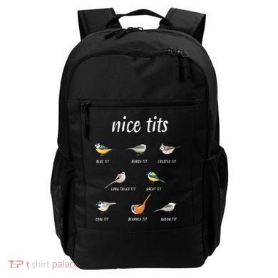 Nice Tits Funny Bird Watching Gift Dad Backpack