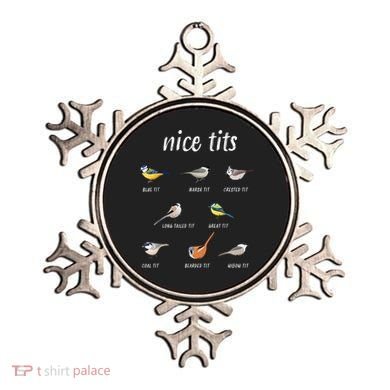 Nice Tits Funny Bird Watching Gift Dad Ornament