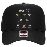Nice Tits Funny Bird Watching Gift Dad Hat thumb 0
