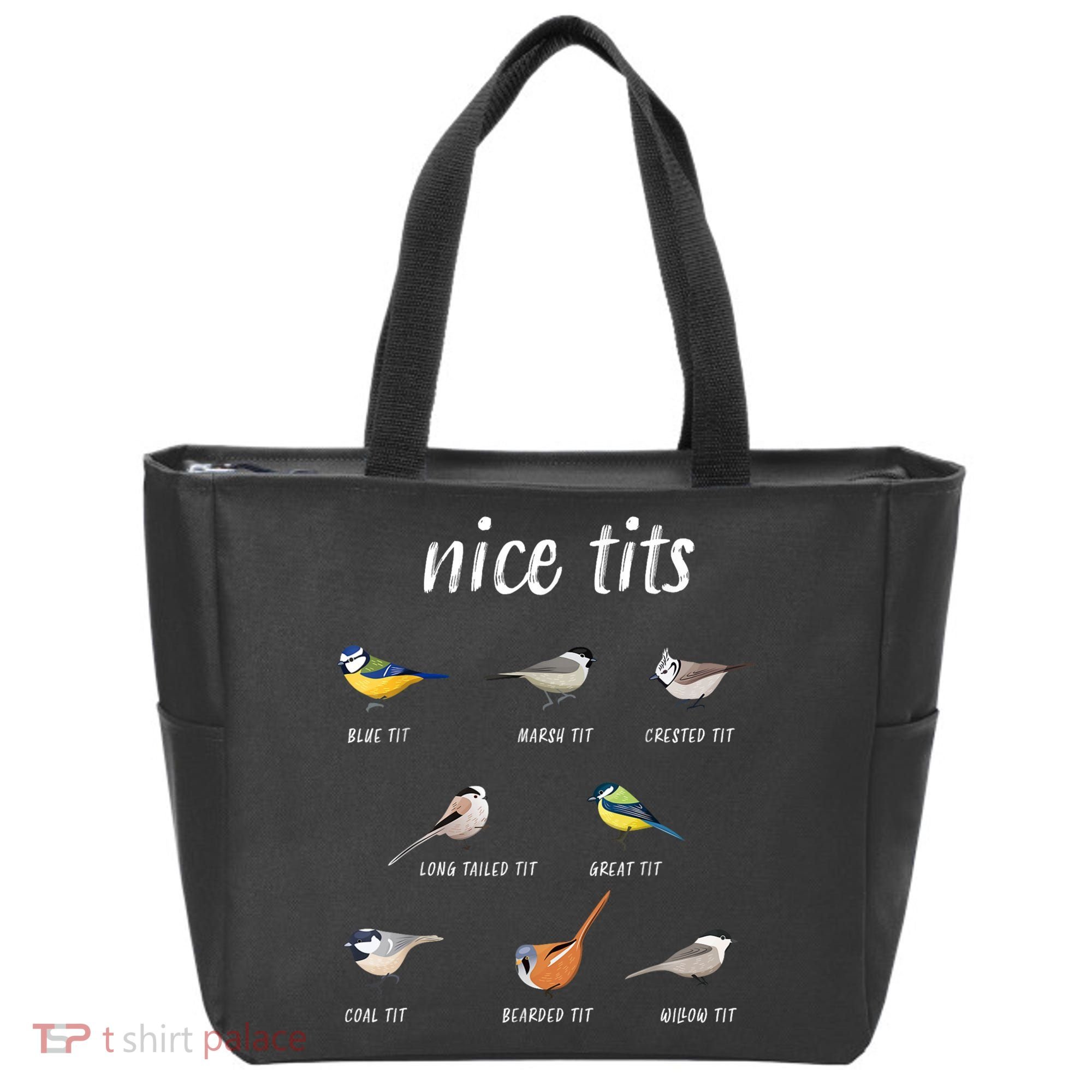 Nice Tits Funny Bird Watching Gift Dad Tote Bag