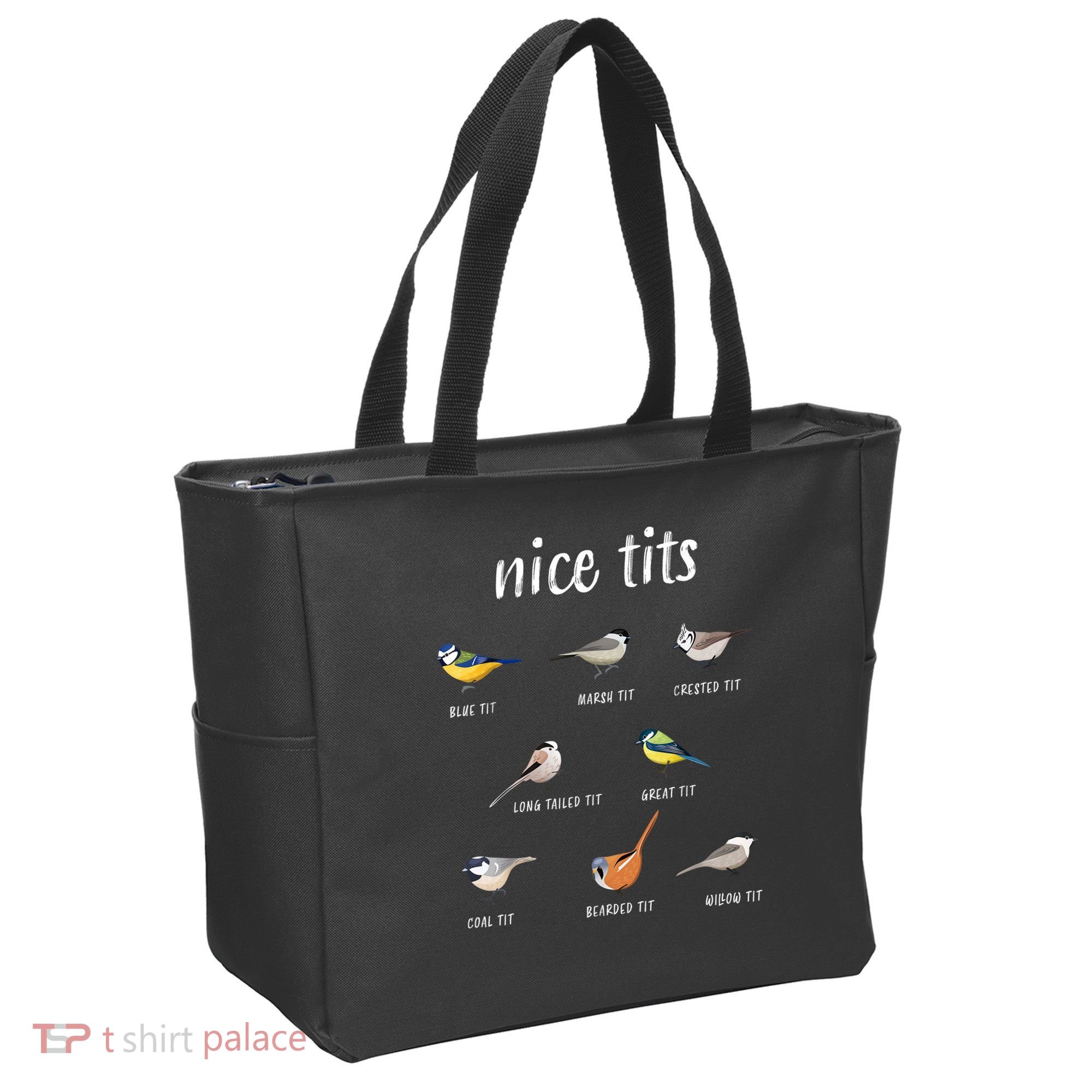 Nice Tits Funny Bird Watching Gift Dad Tote Bag