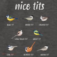 Nice Tits Funny Bird Watching Gift Dad Vector Backpack thumb 2