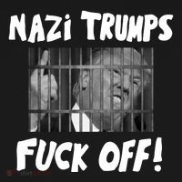 Nazi Trumps Fuck Off Women's Hoodie thumb 2