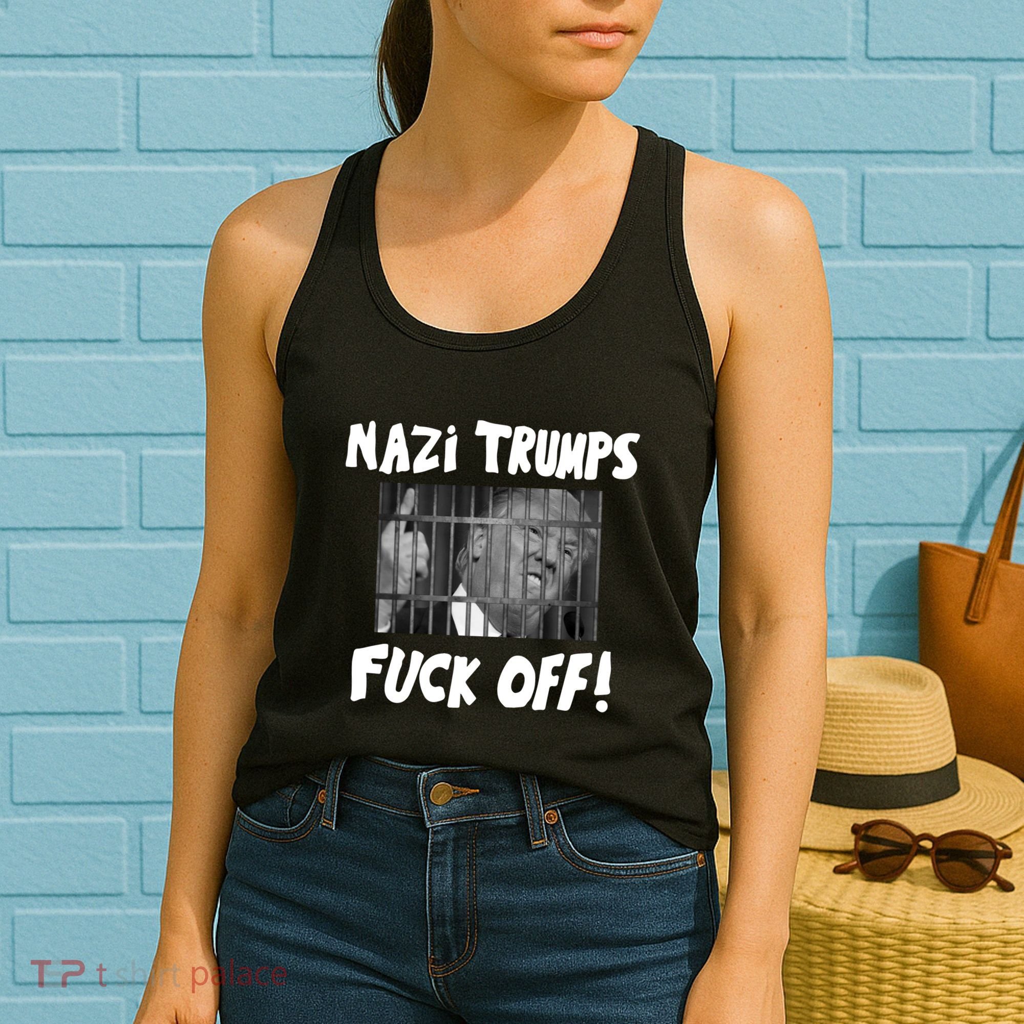Nazi Trumps Fuck Off Women's Tank Top