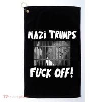 Nazi Trumps Fuck Off Golf Towel thumb 0