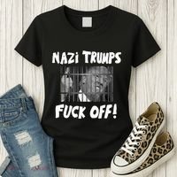 Nazi Trumps Fuck Off Women's T-Shirt thumb 3