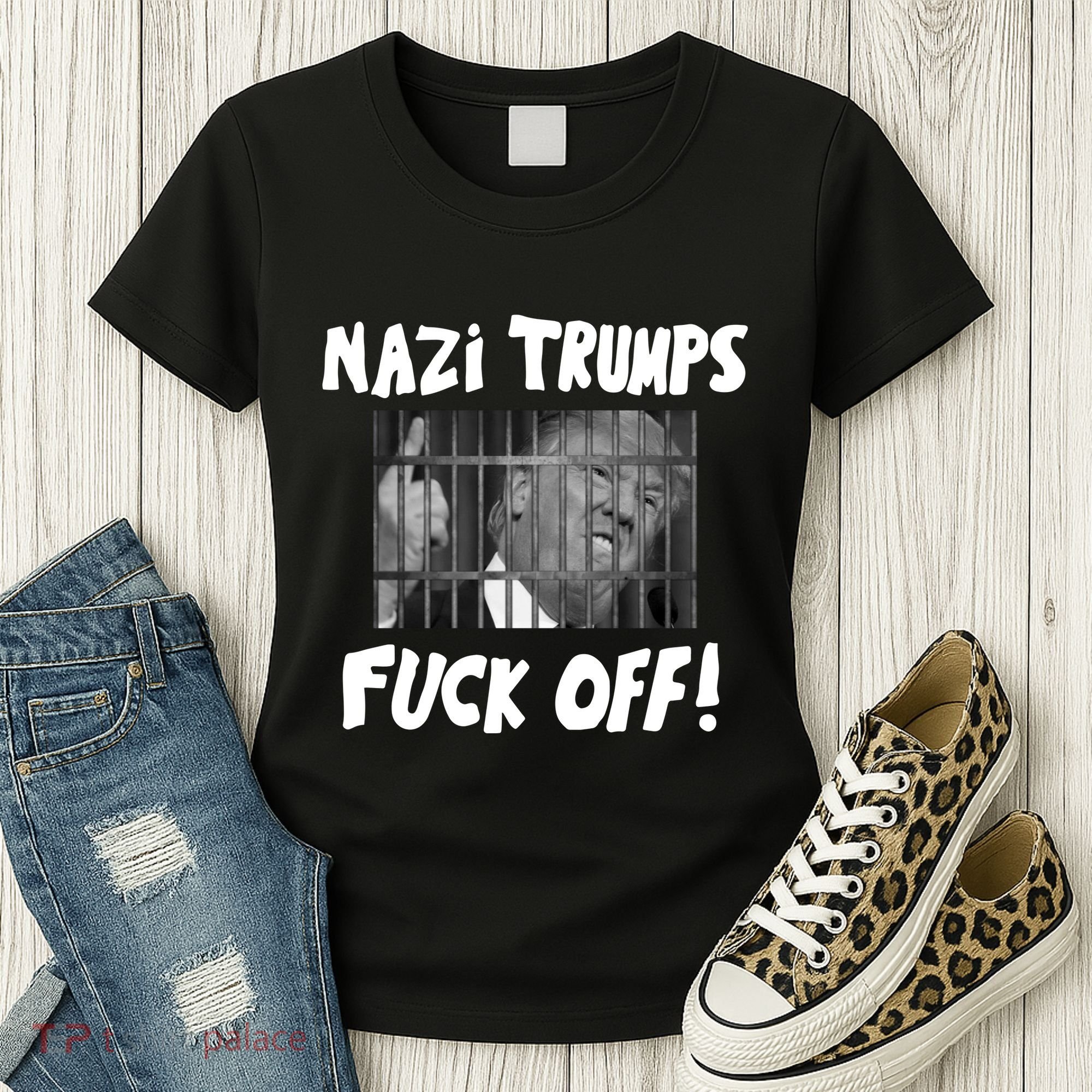 Nazi Trumps Fuck Off Women's T-Shirt
