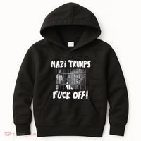 Nazi Trumps Fuck Off Kids Hoodie thumb 0