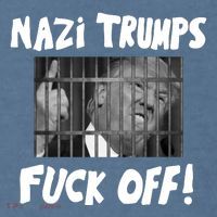 Nazi Trumps Fuck Off Comfort Colors Garment-Dyed Hooded Sweatshirt thumb 2