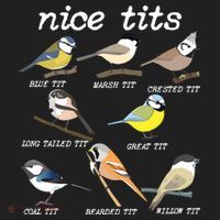 Nice Tits Funny Bird Watching, Funny Tit Birds Birdwatcher Beanie thumb 2