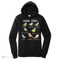 Nice Tits Funny Bird Watching, Funny Tit Birds Birdwatcher Women's Hoodie thumb 0