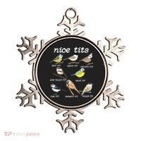 Nice Tits Funny Bird Watching, Funny Tit Birds Birdwatcher Ornament thumb 0