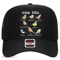 Nice Tits Funny Bird Watching, Funny Tit Birds Birdwatcher Hat thumb 0