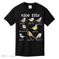 Nice Tits Funny Bird Watching, Funny Tit Birds Birdwatcher Kids T-Shirt thumb 0
