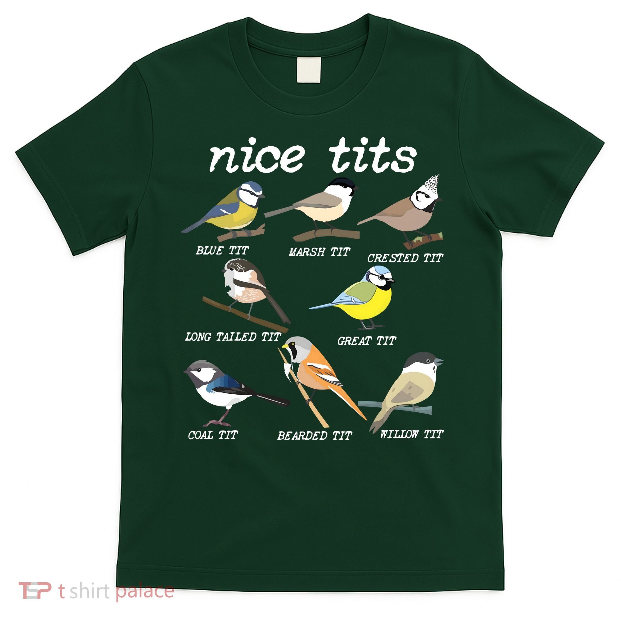 Nice Tits Funny Bird Watching, Funny Tit Birds Birdwatcher T-Shirt