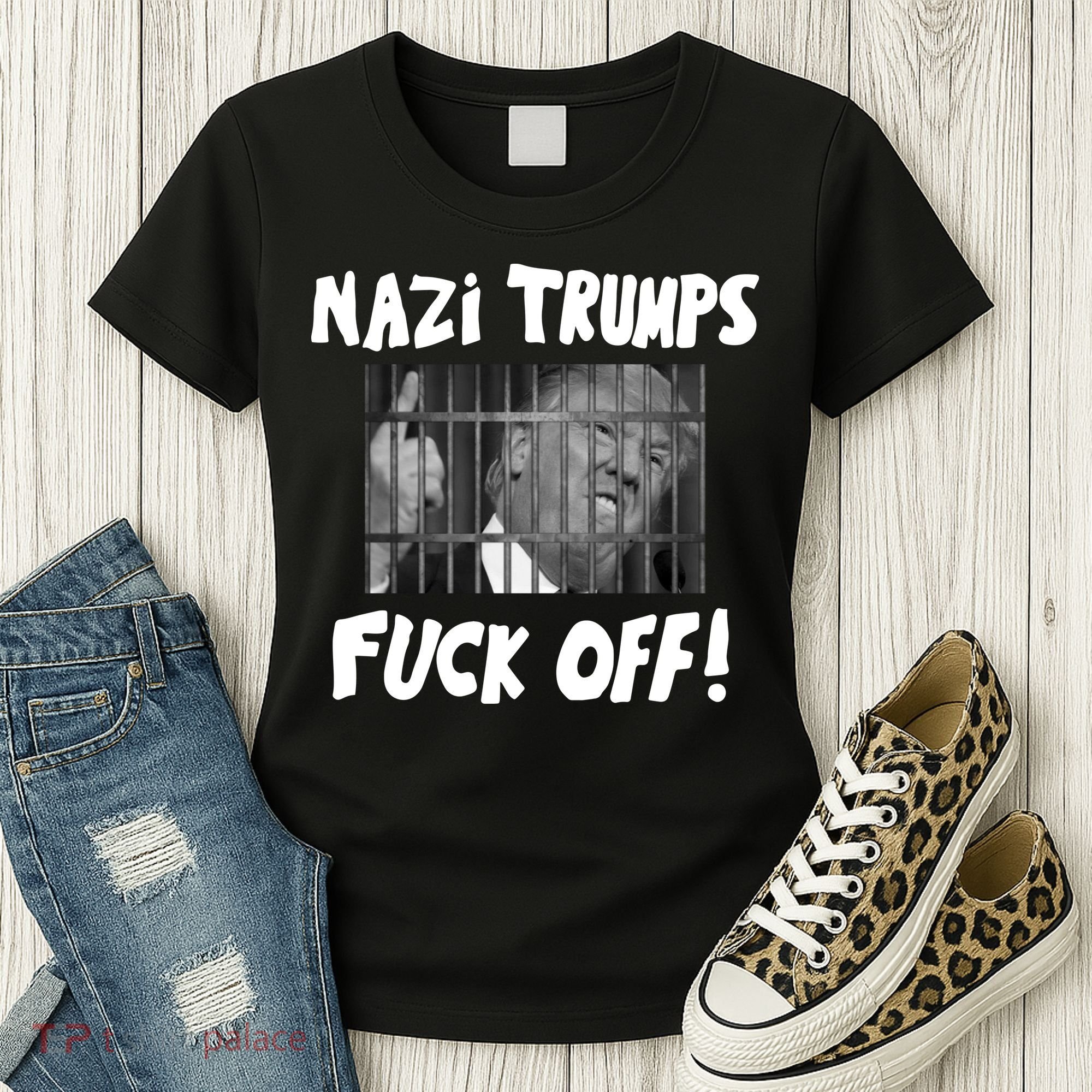 Nazi Trumps Fuck Off Women's T-Shirt