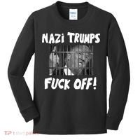 Nazi Trumps Fuck Off Kids Long Sleeve Shirt thumb 0