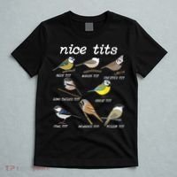 Nice Tits Funny Bird Watching Birdwatcher T-Shirt thumb 5