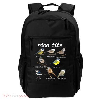 Nice Tits Funny Bird Watching Birdwatcher Backpack