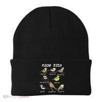 Nice Tits Funny Bird Watching Birdwatcher Beanie thumb 0