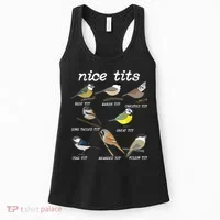 Nice Tits Funny Bird Watching Birdwatcher Women's Tank Top thumb 0